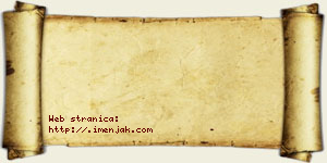 Jovanka Simijonović vizit kartica